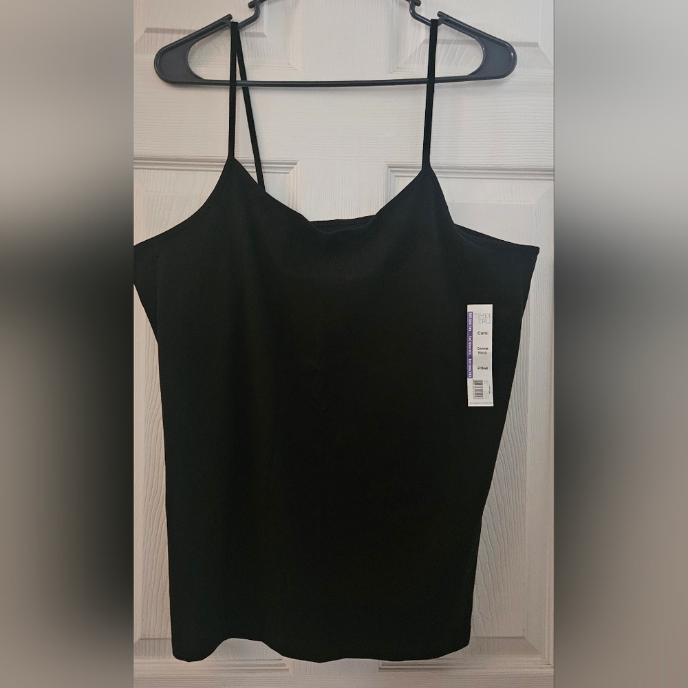 NWT Time & Tru Black Camisole